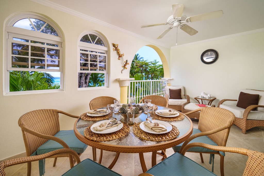 Overlooking the pristine white sands of Dover Beach