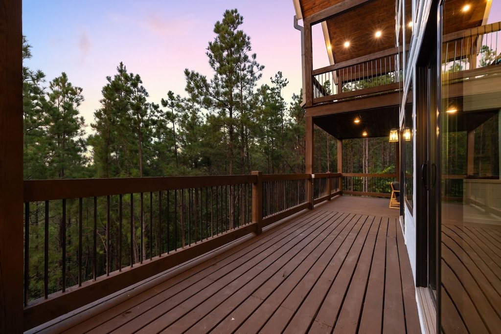 Great views from the side of the cabin!