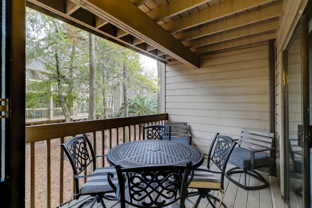 Porch off Living Area and Guest Bedroom