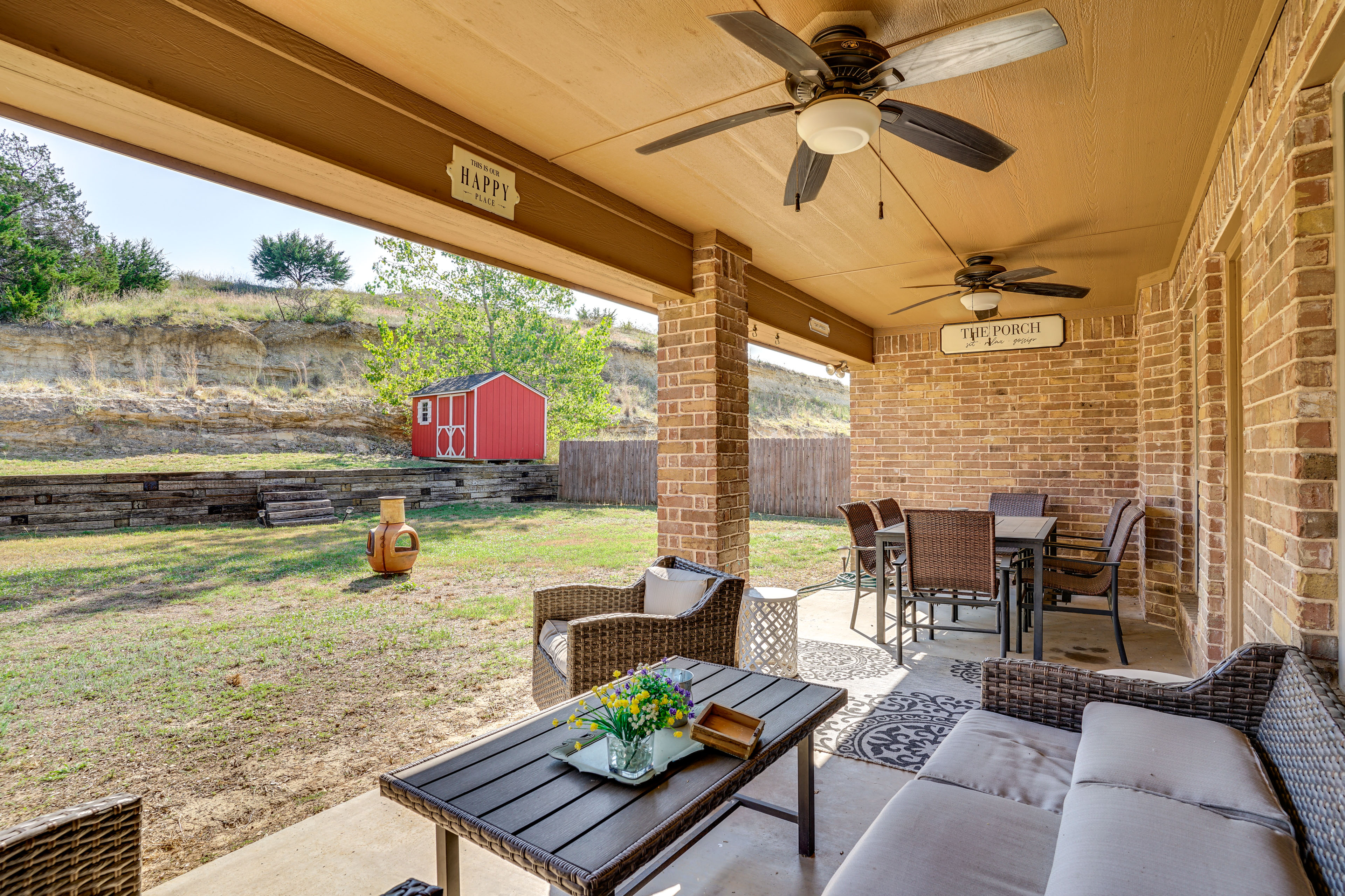 Property Image 2 - Charming Home w/ Chiminea in Weatherford!