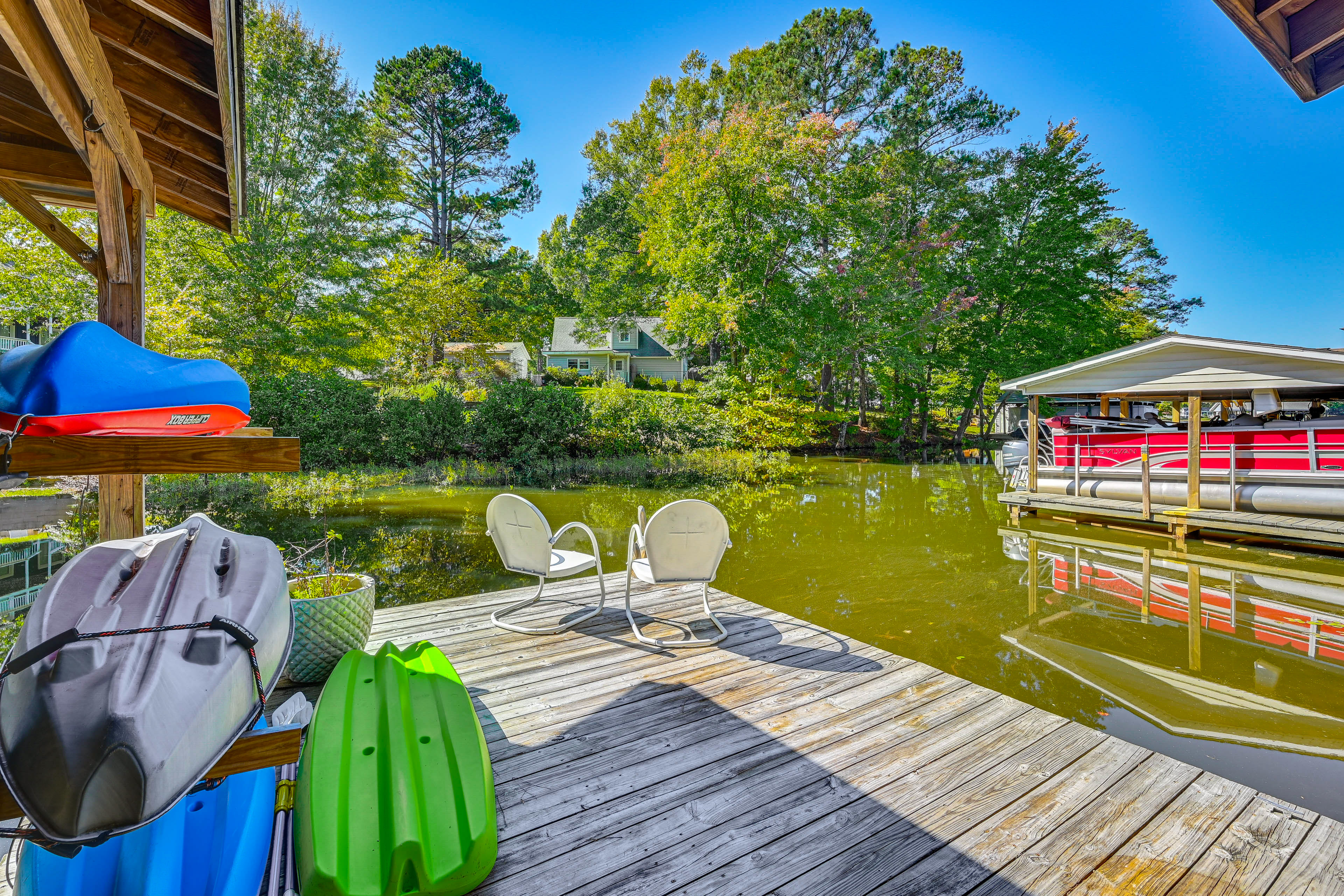 Property Image 1 - Pet-Friendly Home on Lake Gaston w/ Furnished Deck