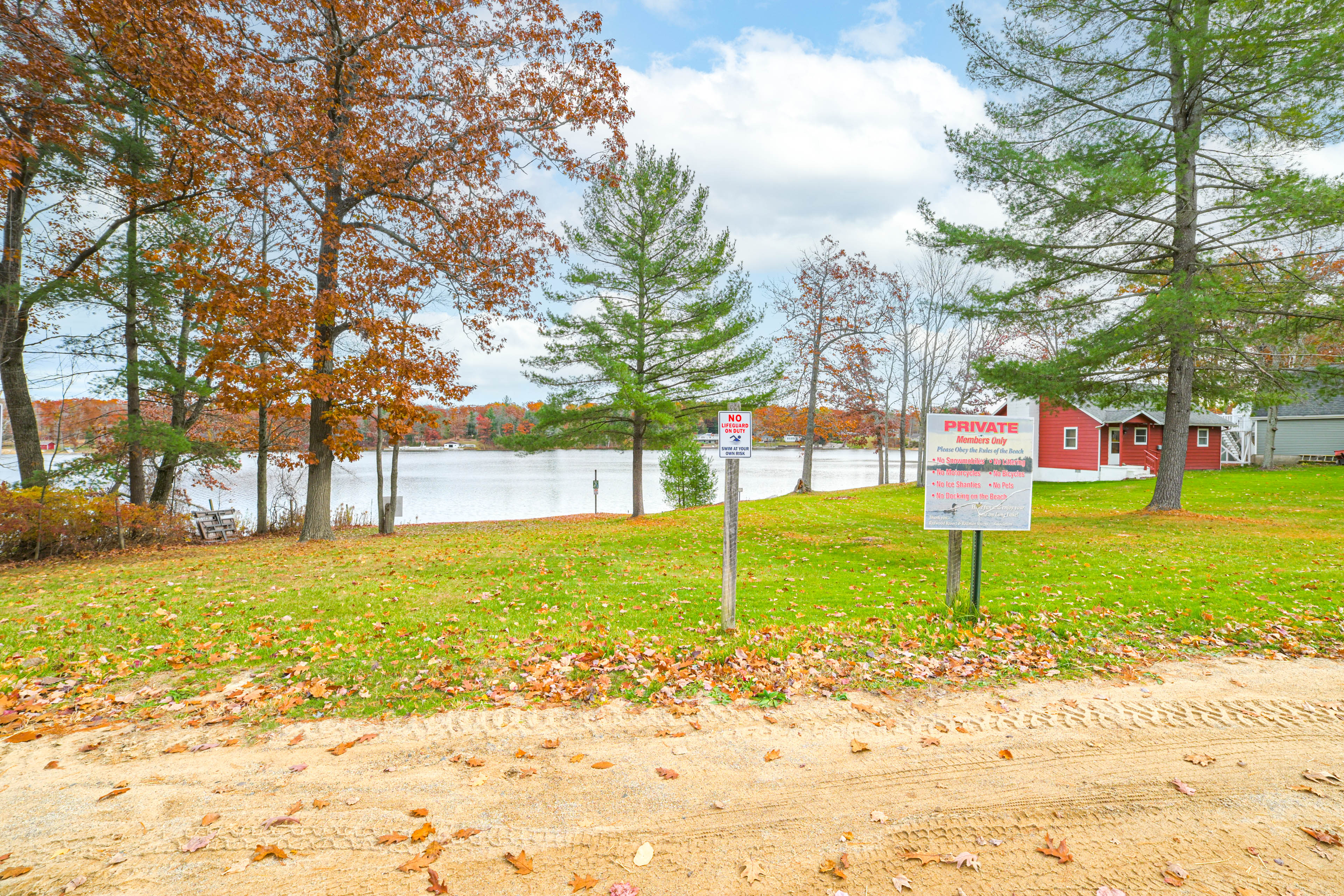 Property Image 2 - Steps to Long Lake: Cabin w/ Patio in Harrison!