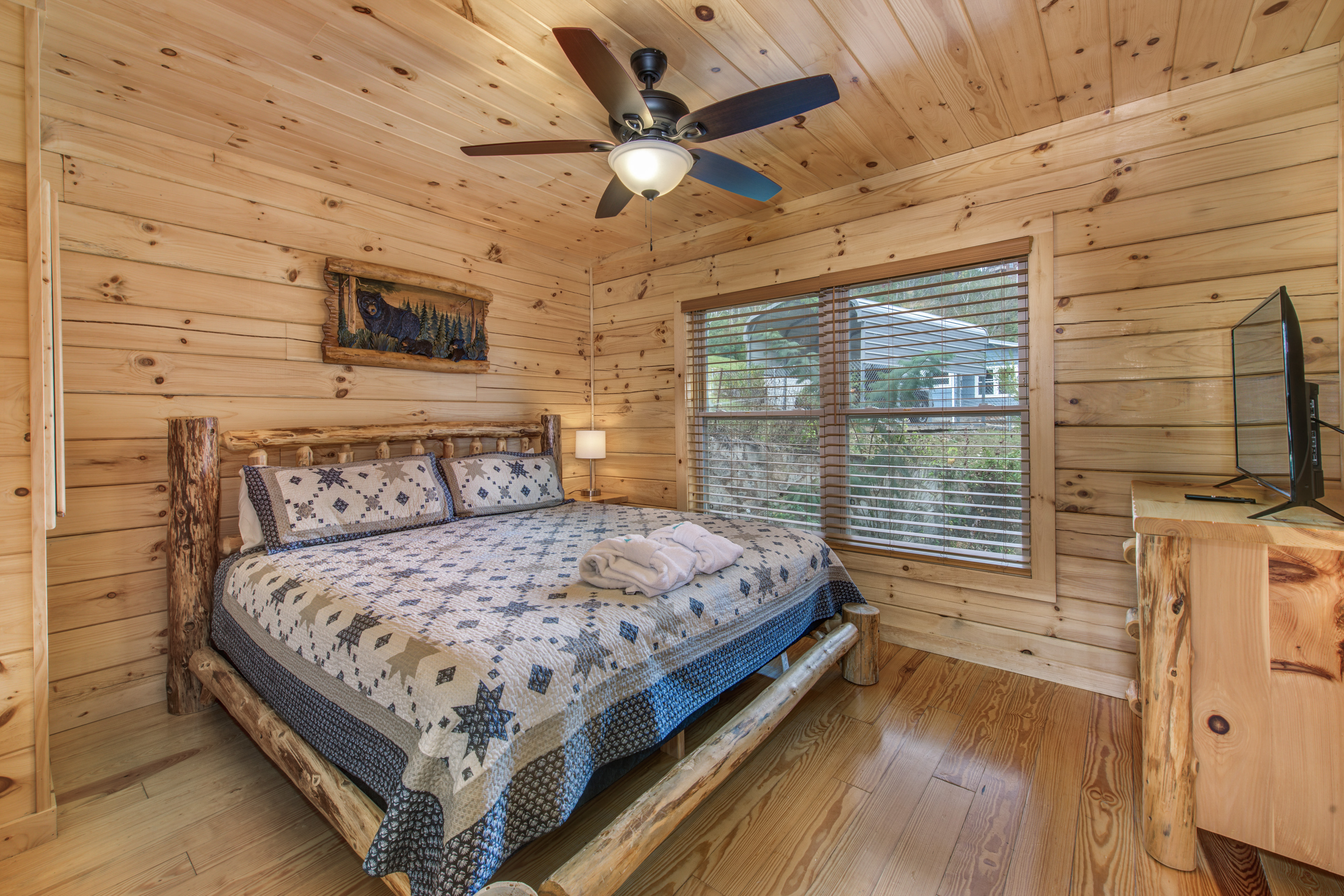 King bedroom on main level