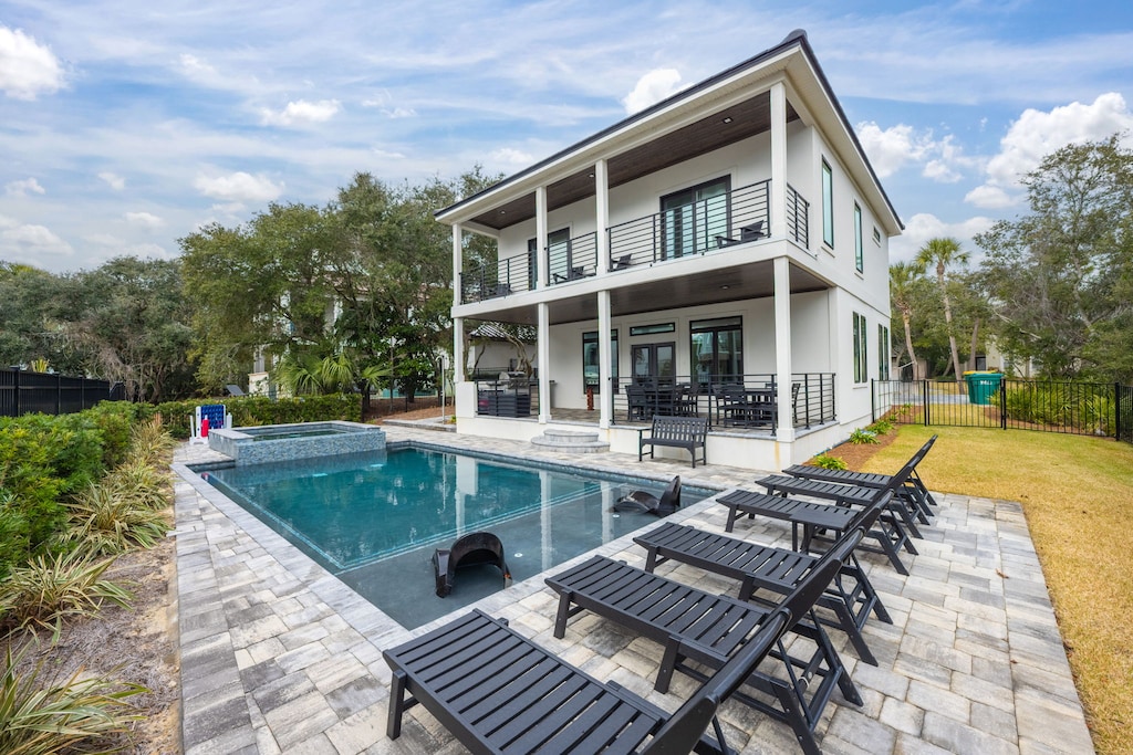 Back of home/Pool area