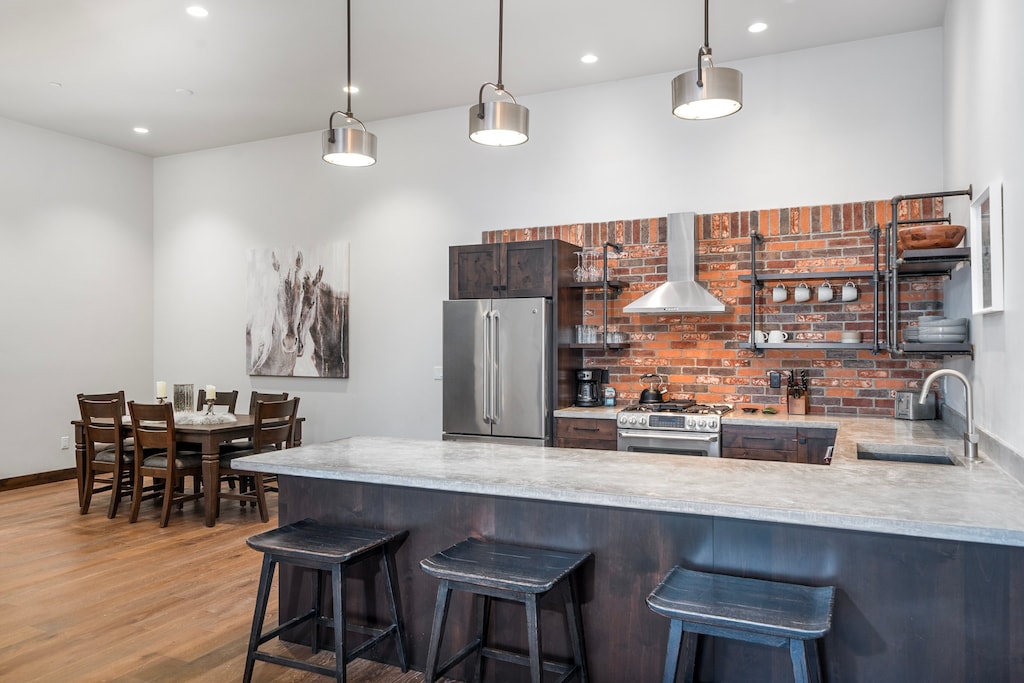 Bar Seating For Three-People | Main Level