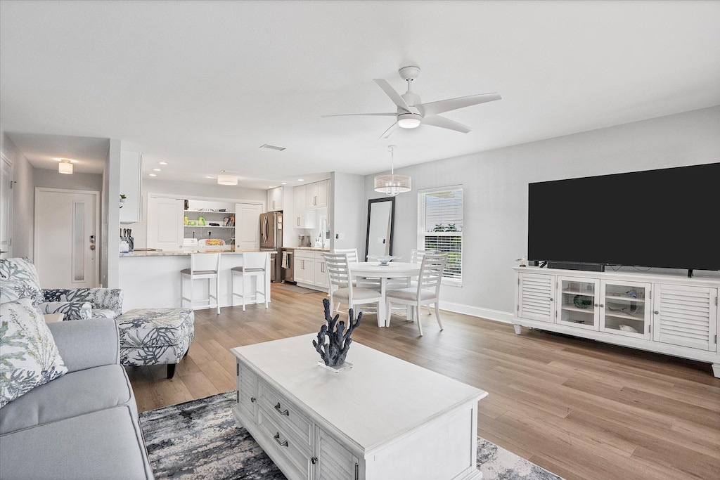 Beautiful, bright, open living space