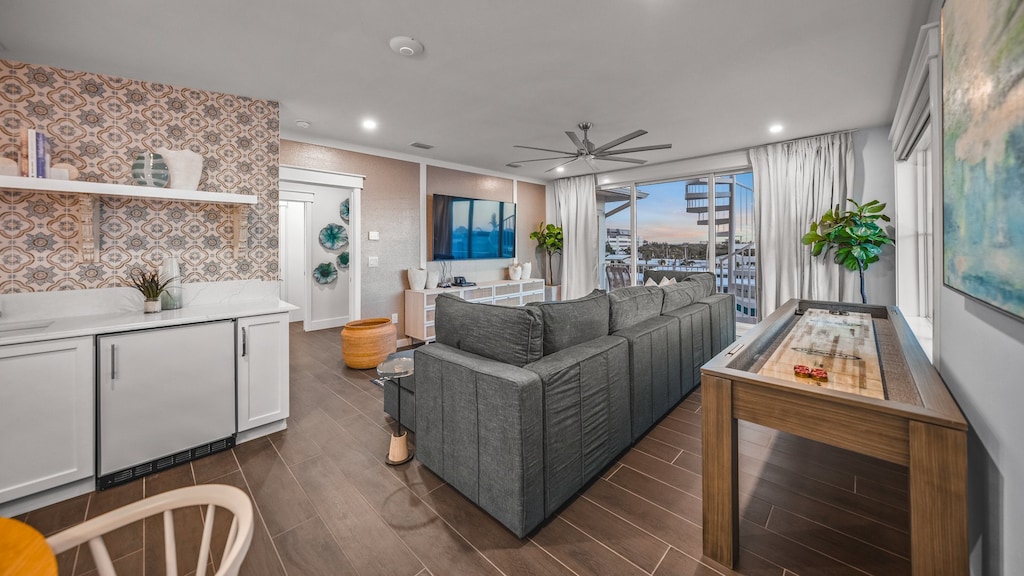 Third Living Level - Club Room - Shuffle Board - Balcony and Rooftop Access - Gulf Views