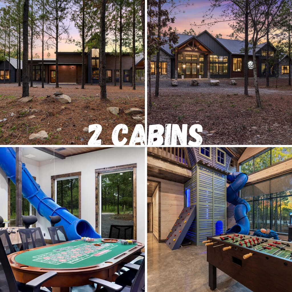 2 cabins next to each other