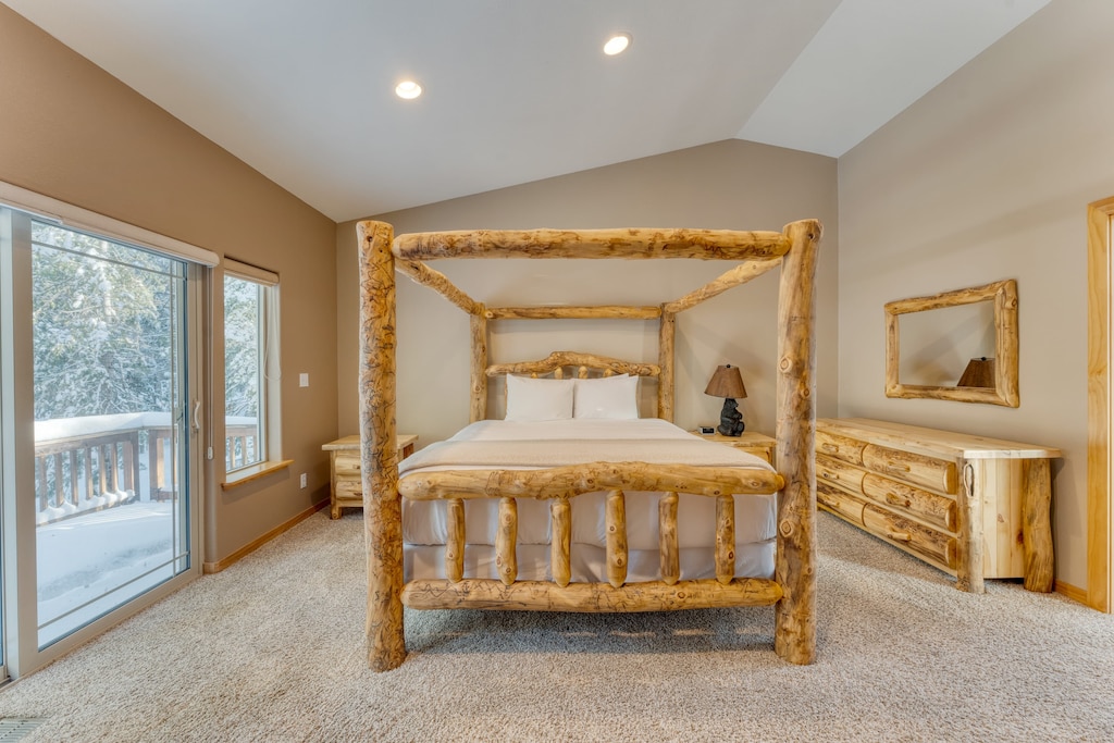 Beautiful, mountain-inspired bedrooms.