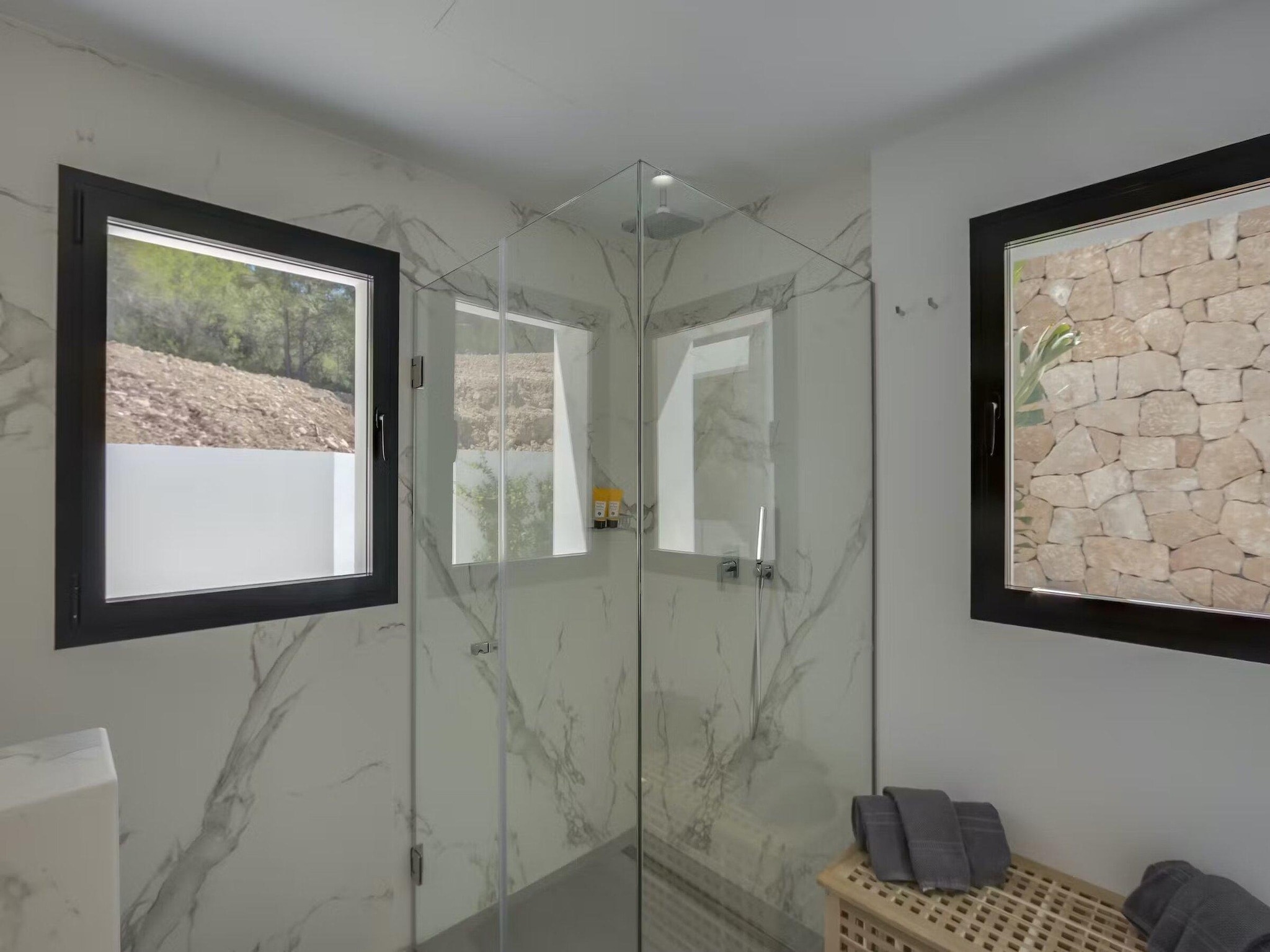 Sleek villa with nice terrace