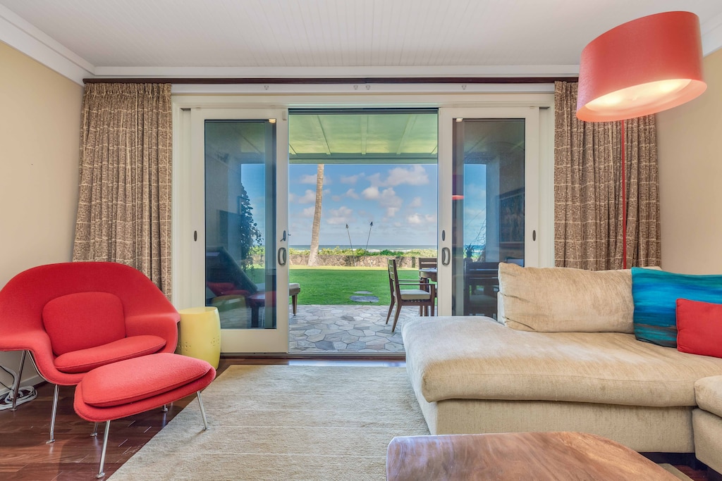 Easy access to the lanai directly from the living room—embrace indoor-outdoor flow.