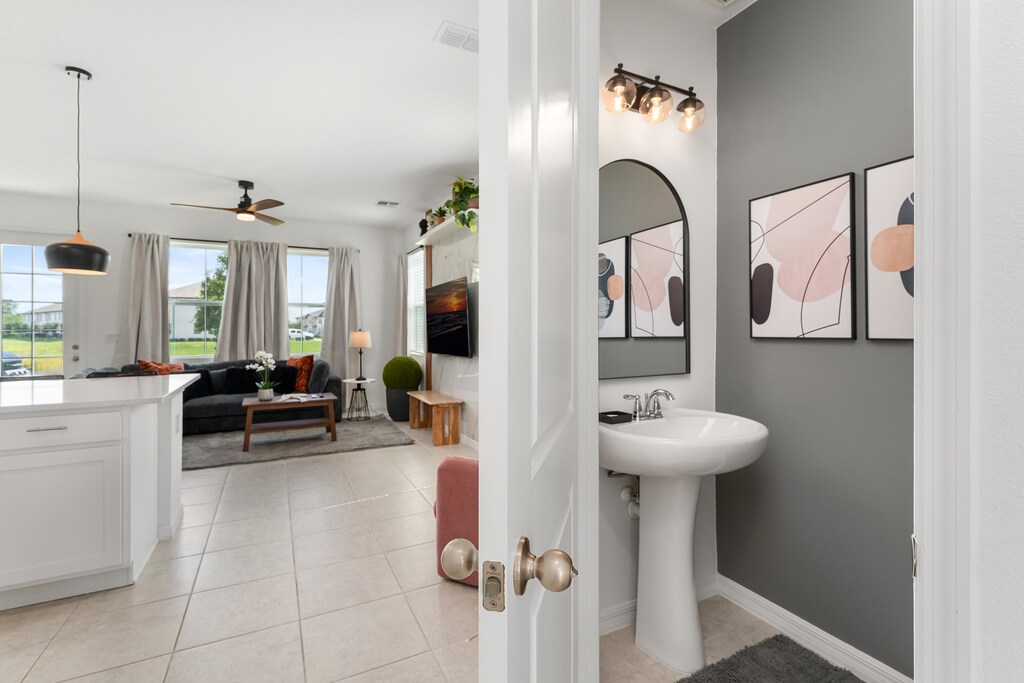 High quality bathrooms.