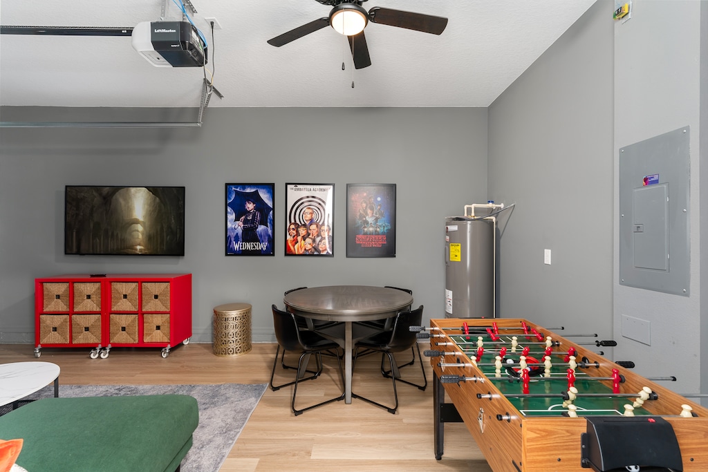 Host an unforgettable game night in our game room.