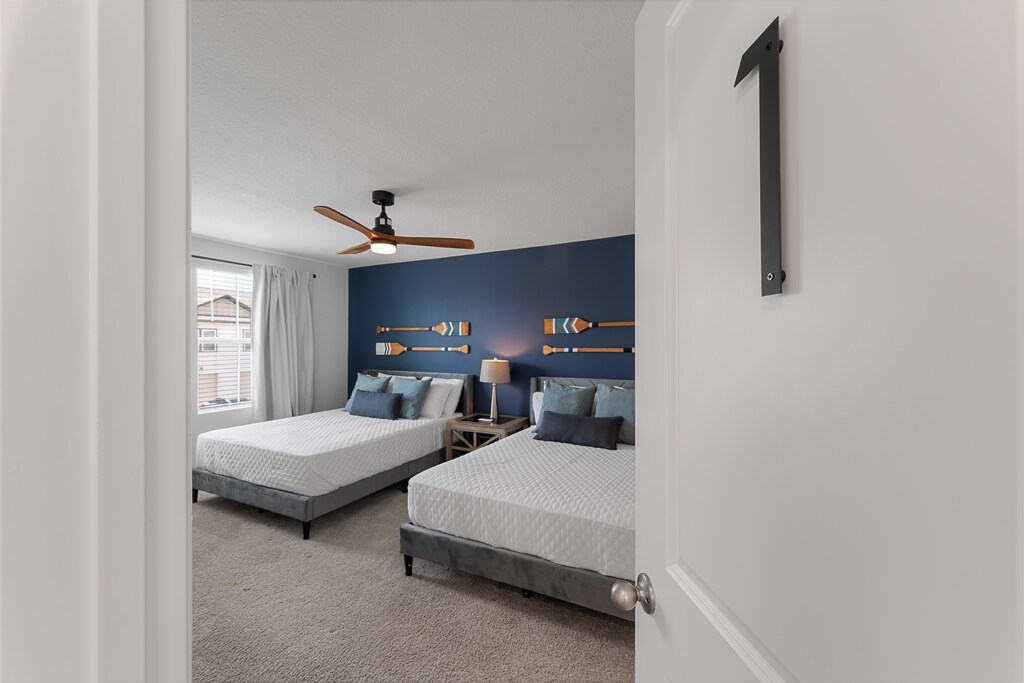 Rest in our high quality beds after a long day at the parks.