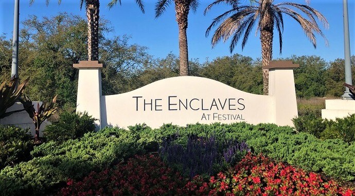 Located at The Enclaves at Festival Resort, private gated neighborhoods surrounded by beautiful Florida woodlands.
