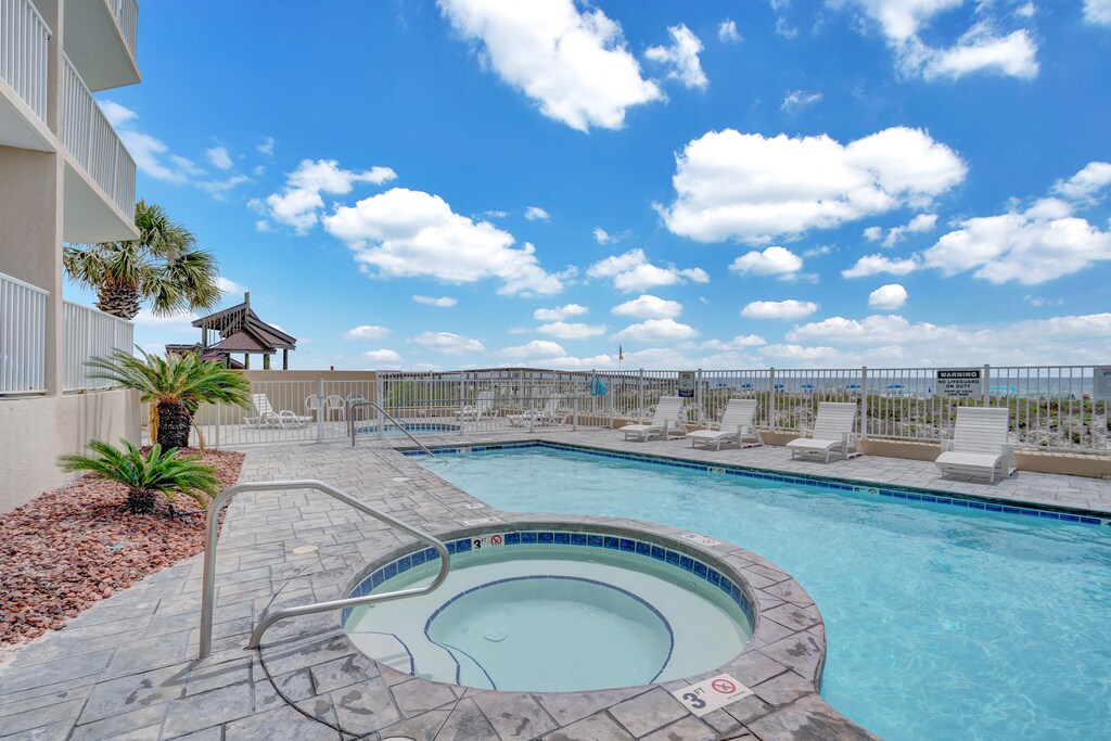 Community pool and hot tub