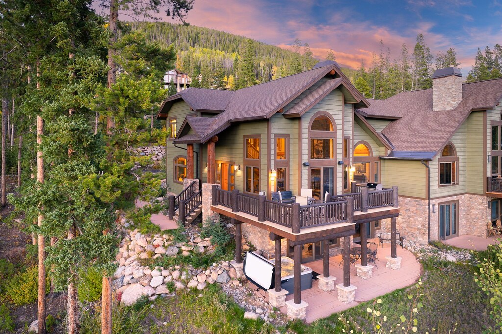 Outside Patio and Deck at this winter park co Luxury Villa