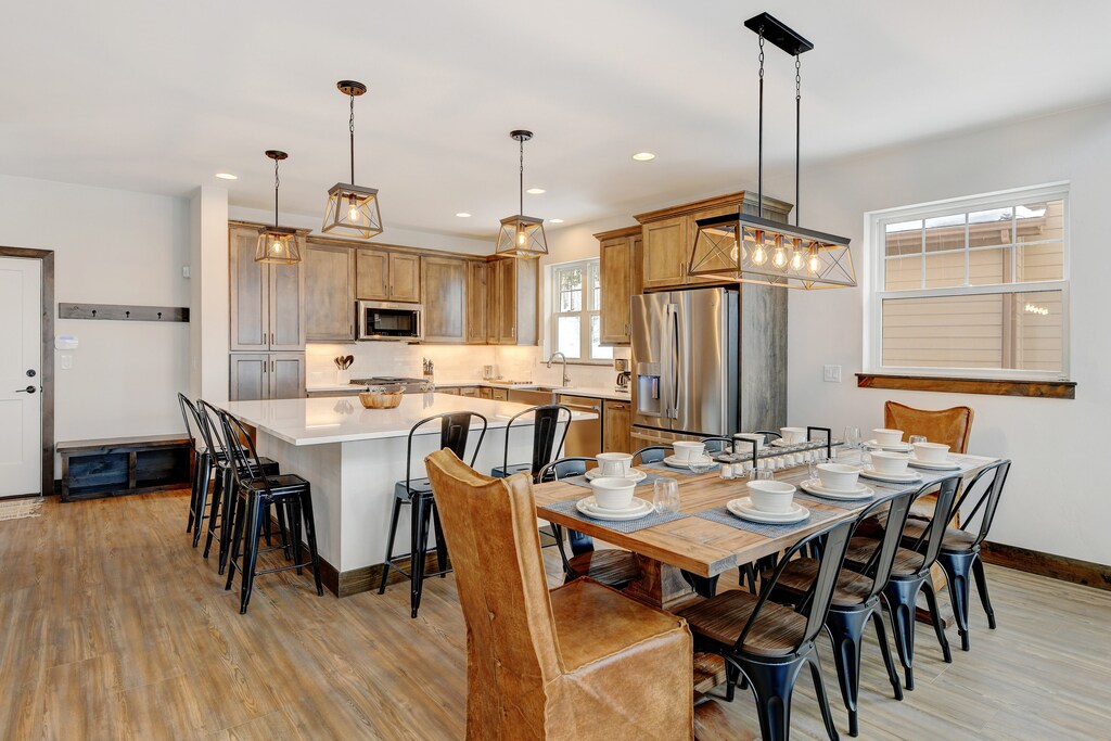 Open Concept Kitchen and Dining