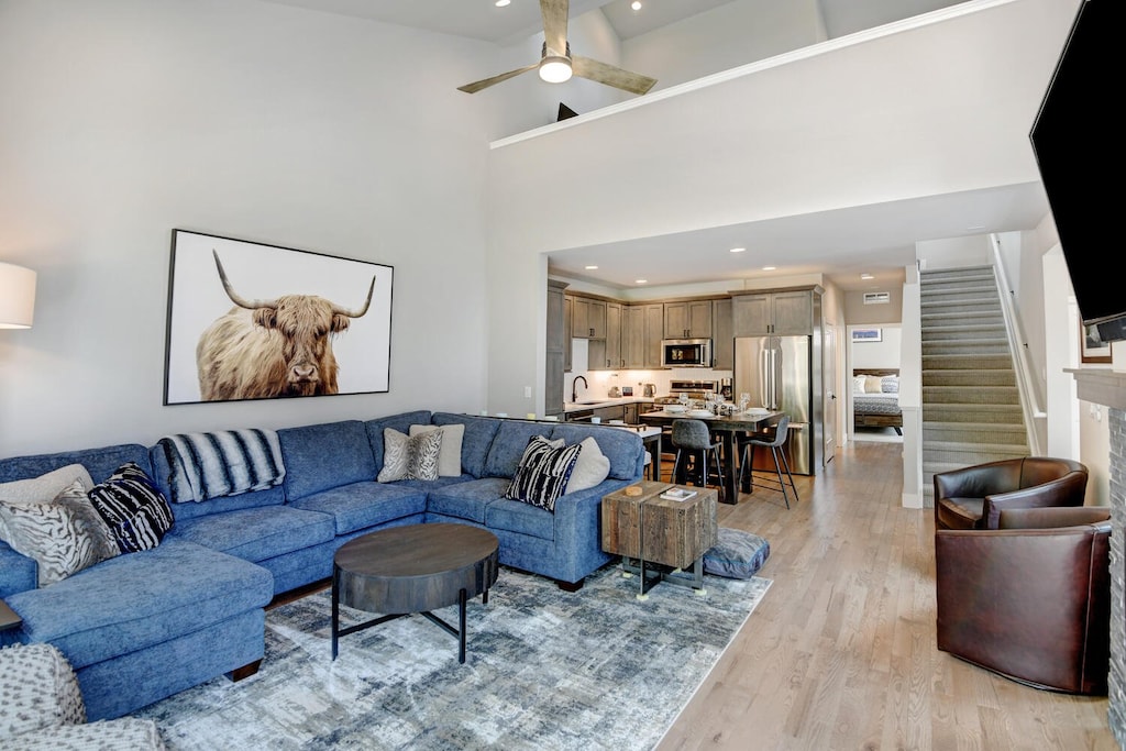 Large Seating Area in Living Room