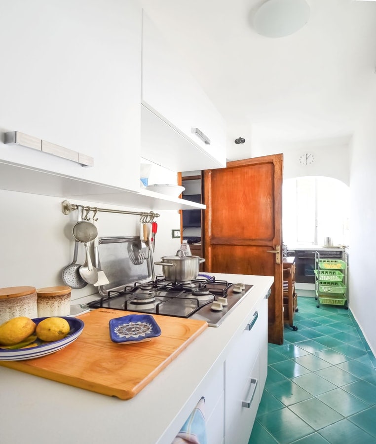 Private apartment with balcony in Positano