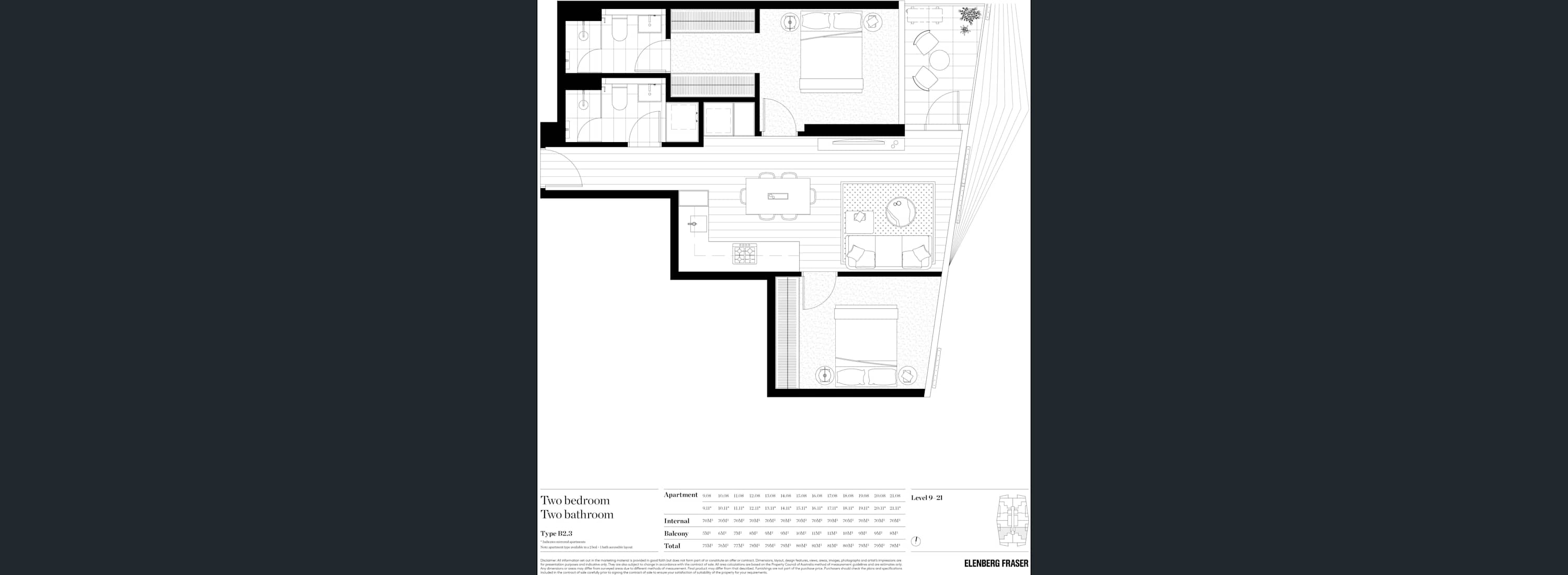 Adelaide CBD Oasis - 2BR Realm Retreat - Level 19