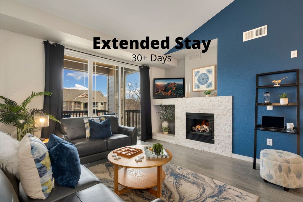 Cozy Living Room | Access to our 3rd Floor Balcony