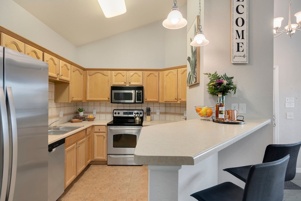 Fully-equipped Kitchen | Breakfast Bar with Seating for 2!