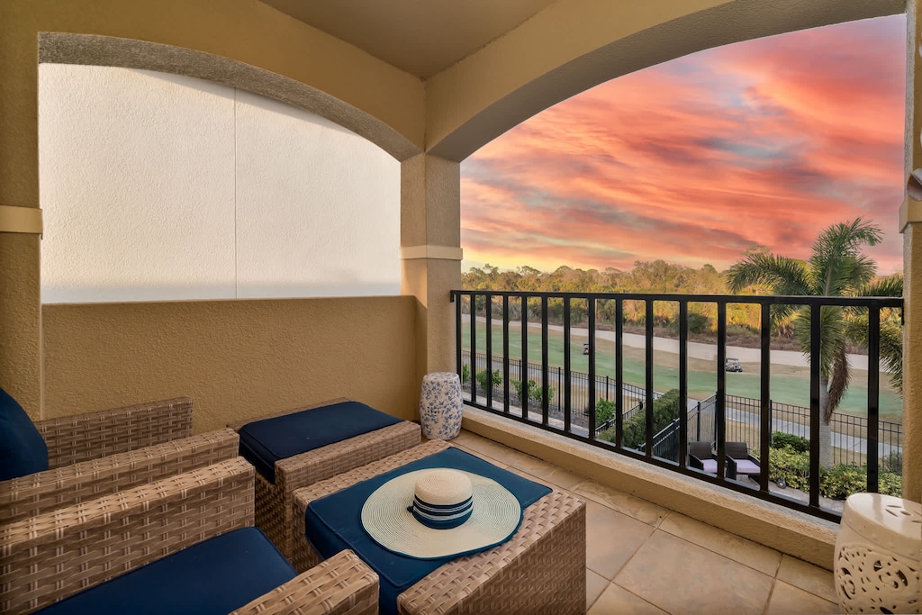 Relax on the balcony and soak up the view!