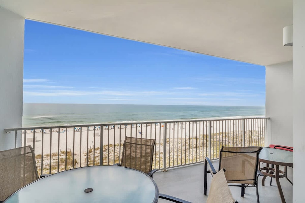 Balcony View with Seating