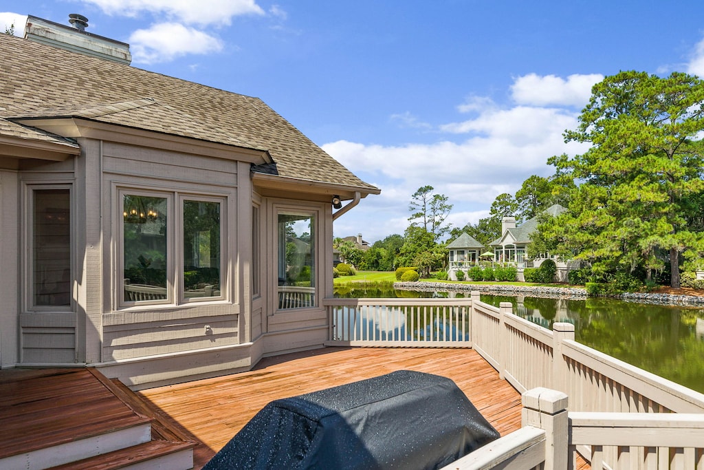 Deck with Lagoon View
