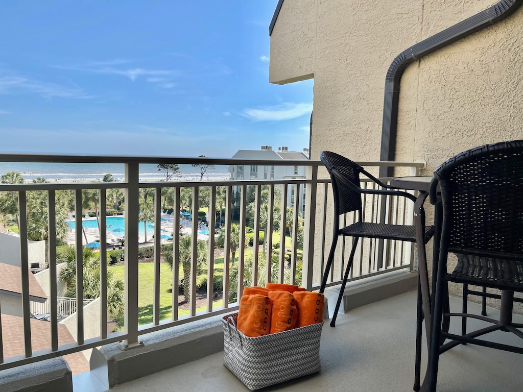 Balcony Shared by Primary Suite and Living Area
