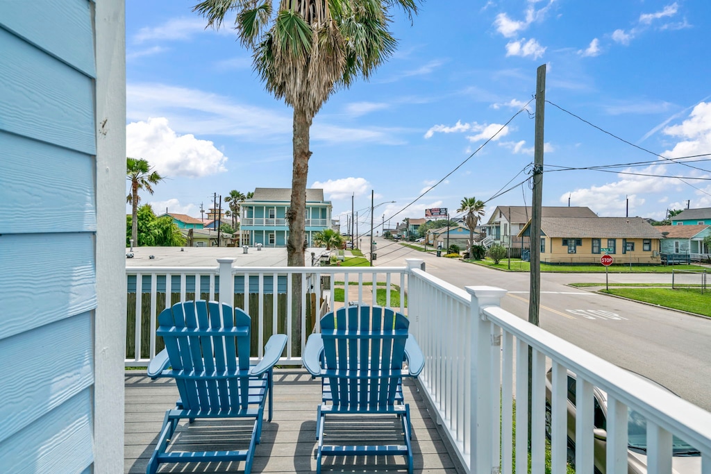 Newly built patio for our upstairs guest.
