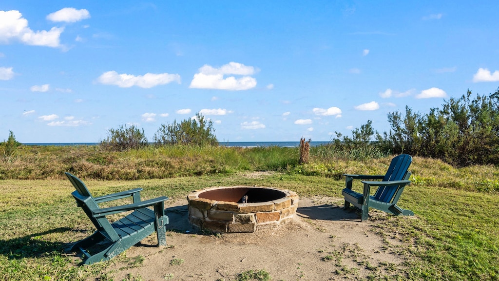 Gather around and toast some marshmallows.