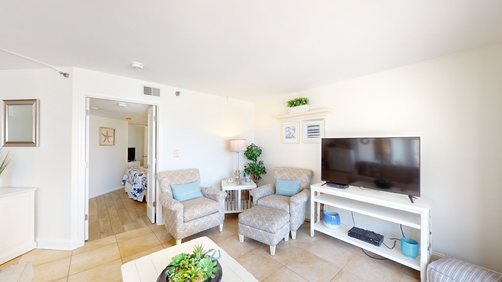 Living Room with Smart TV