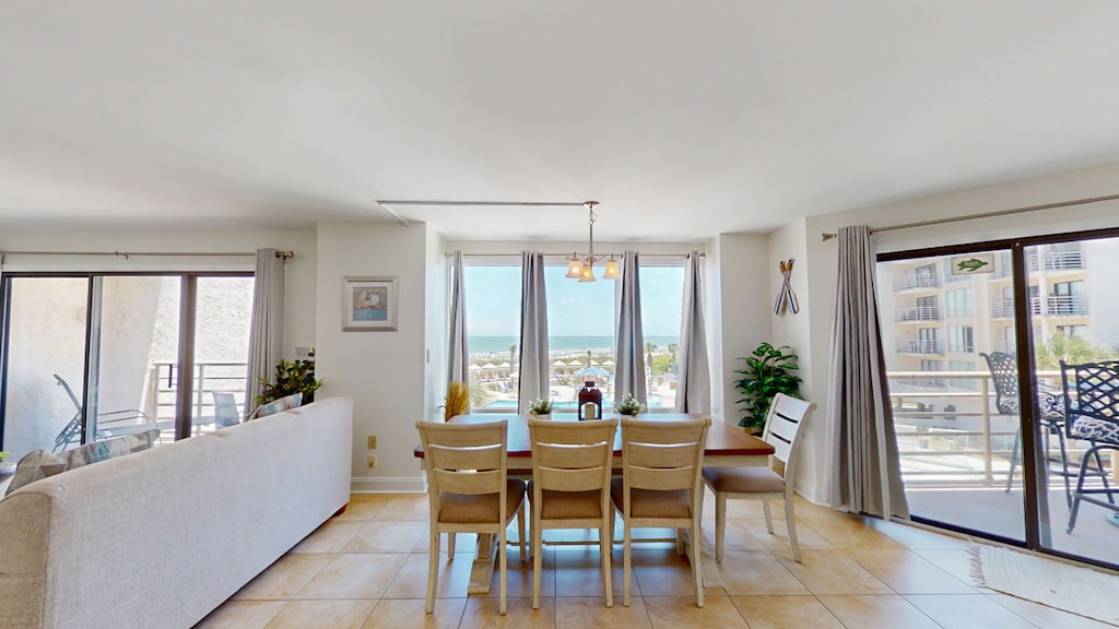 Formal Dining Room with Direct Oceanfront View