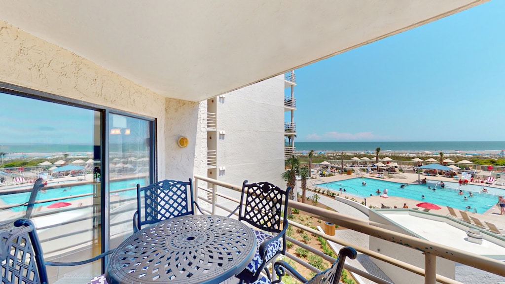Private Balcony with Direct Oceanfront View