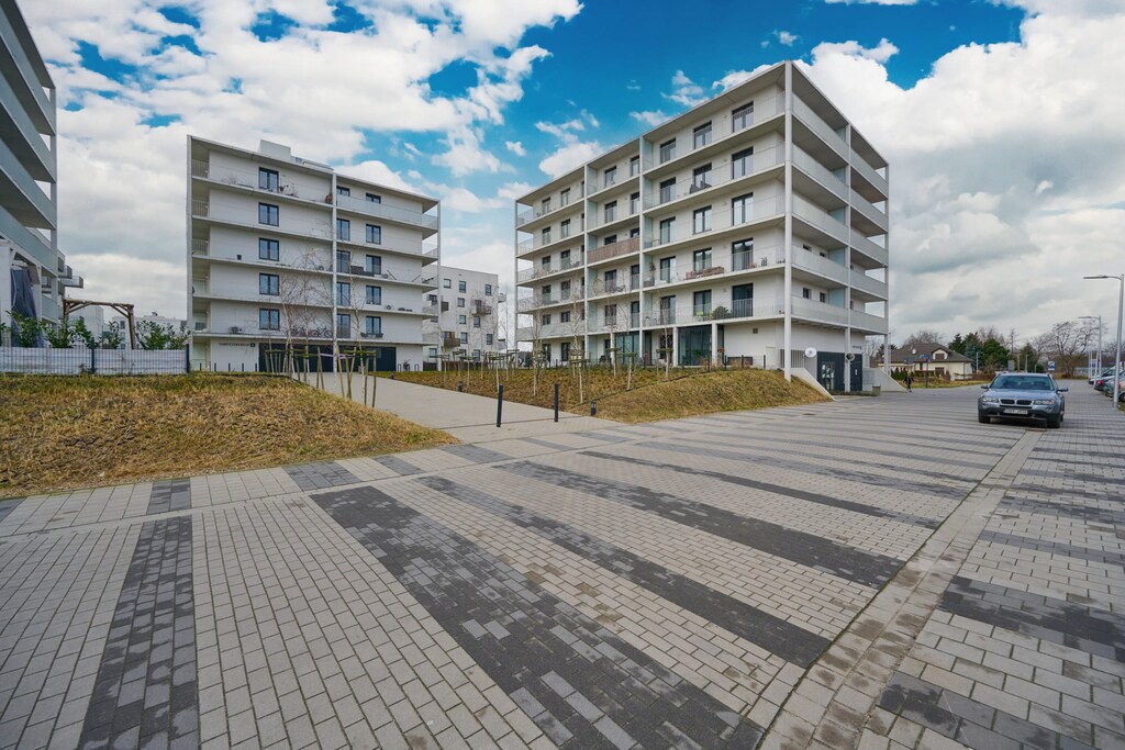 The facility's building and surrounding area.