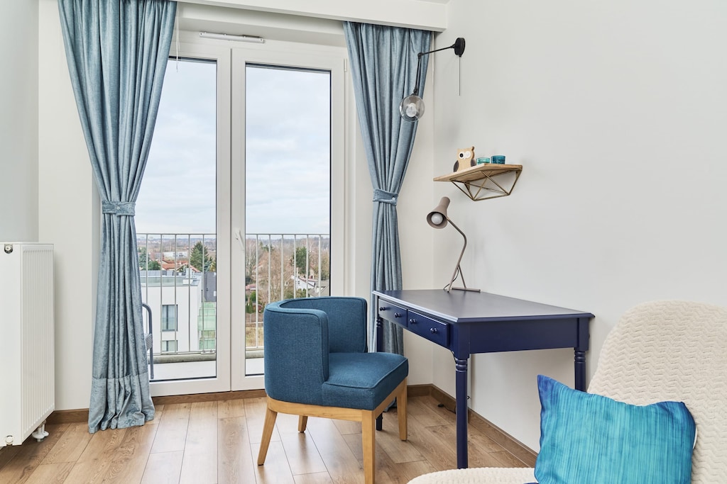 Desk with a chair, so guests working remotely will be able to take care of business duties in comfort.
