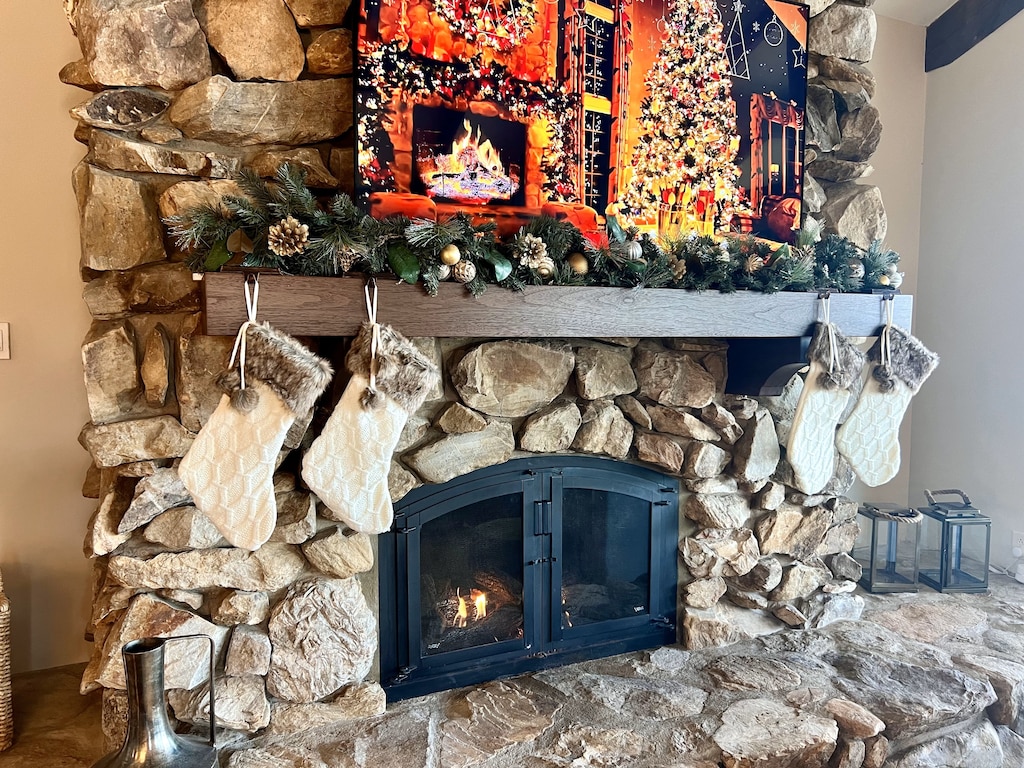 Decor added for the holiday season every year!