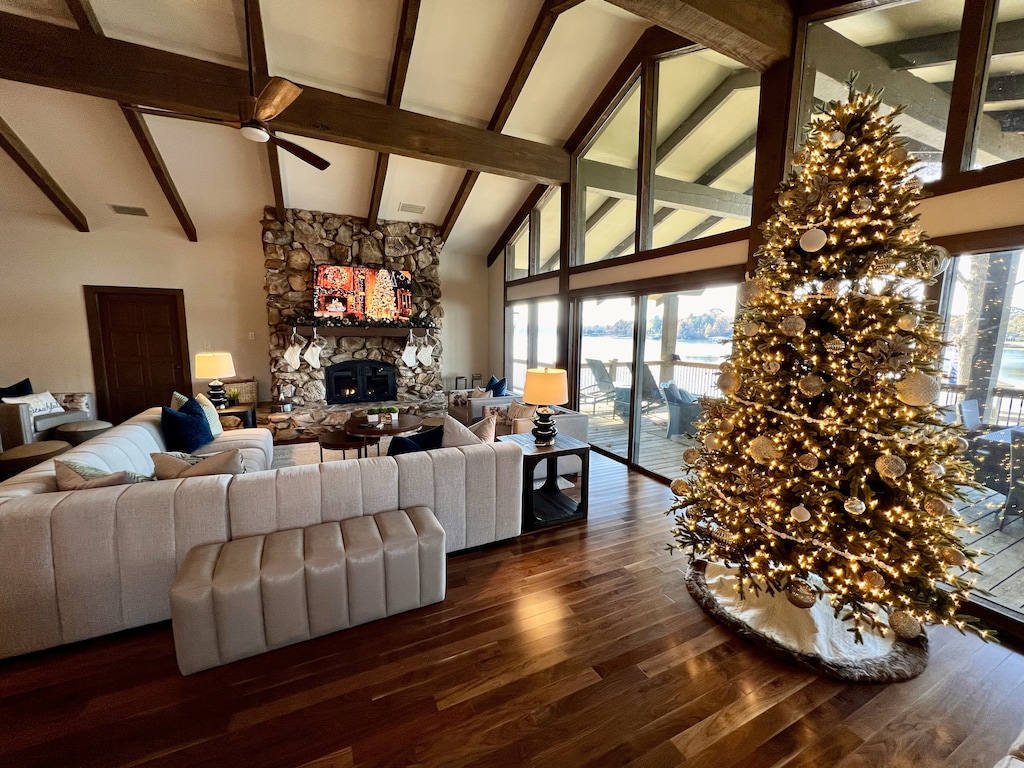 Decor added for the holiday season every year!