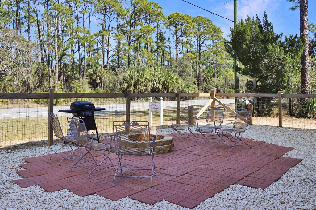 Patio Area with Fire Pit