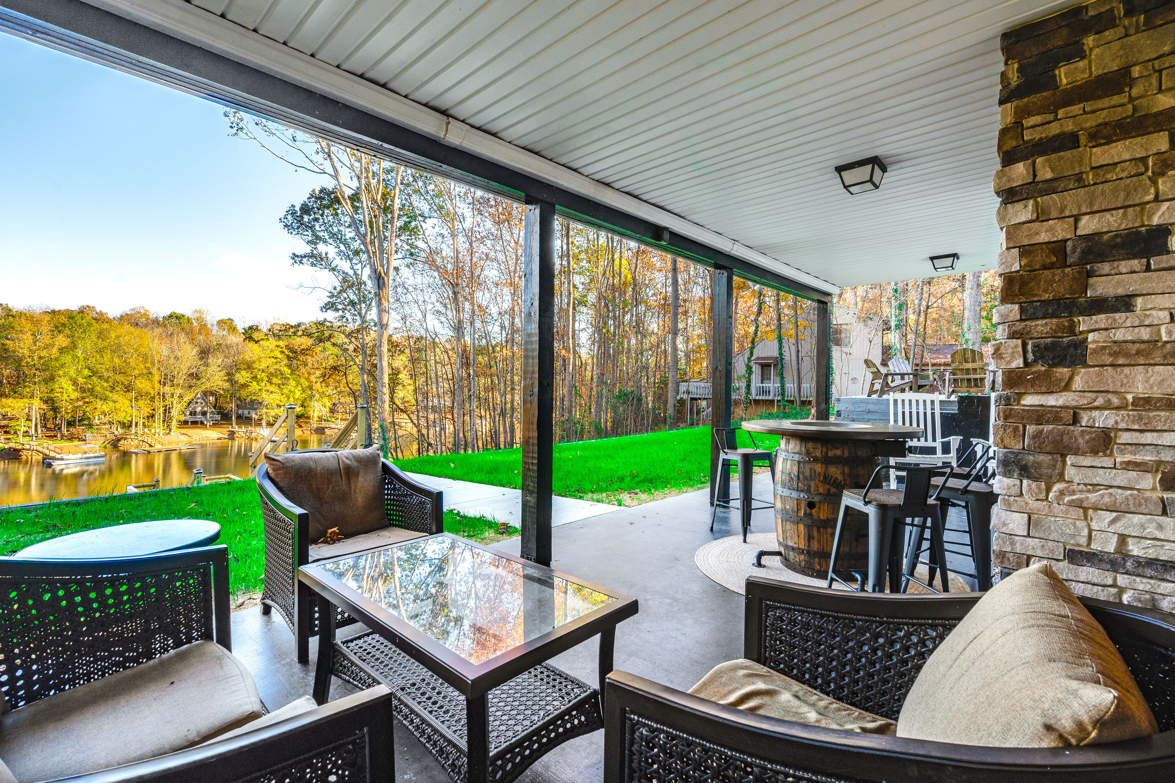 Property Image 1 - Dock & Game Room at High Rock Lake Retreat