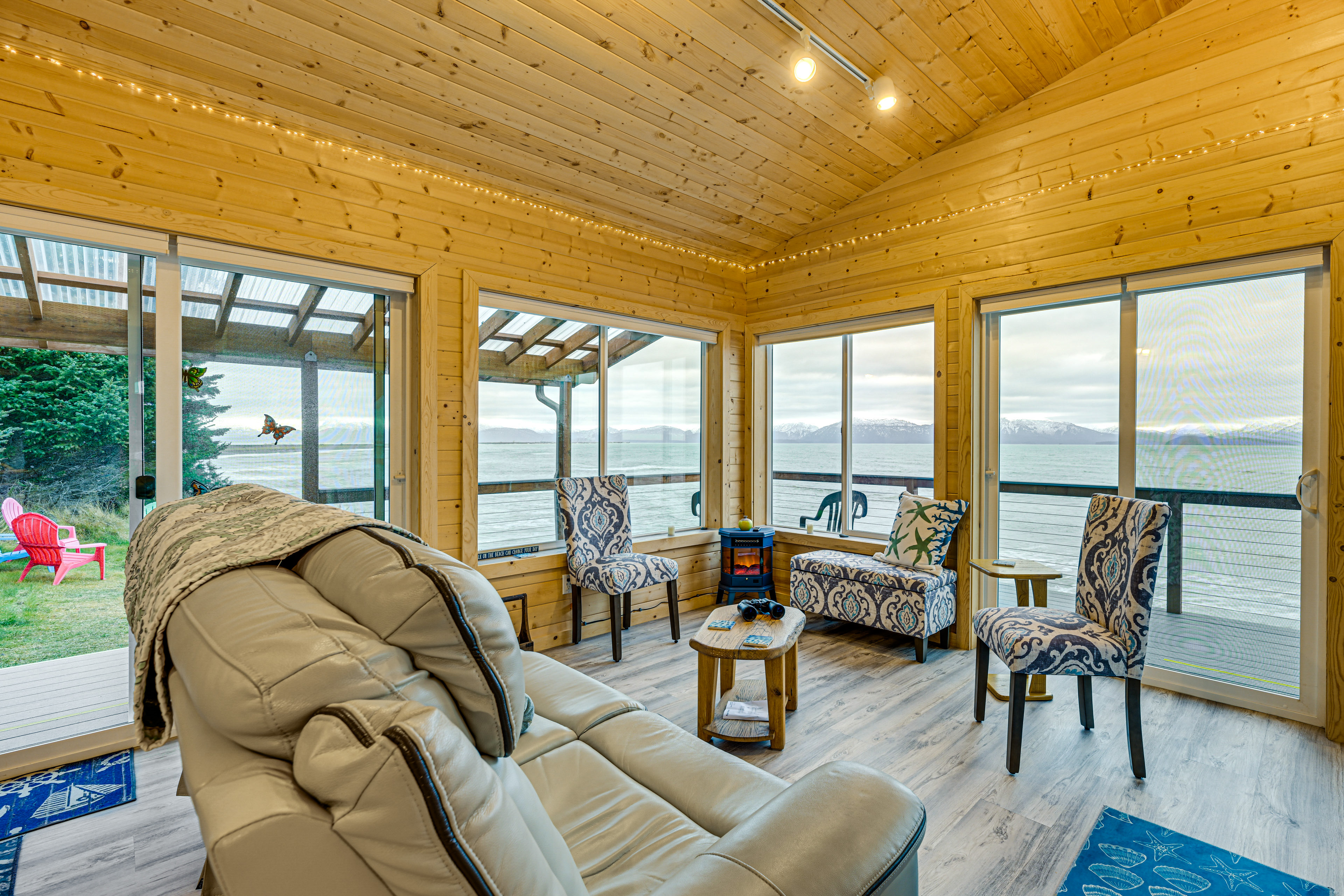 Property Image 1 - Deck & Panoramic Views: Bayfront House in Homer!