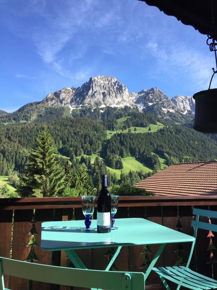 beautiful view from the balcony 