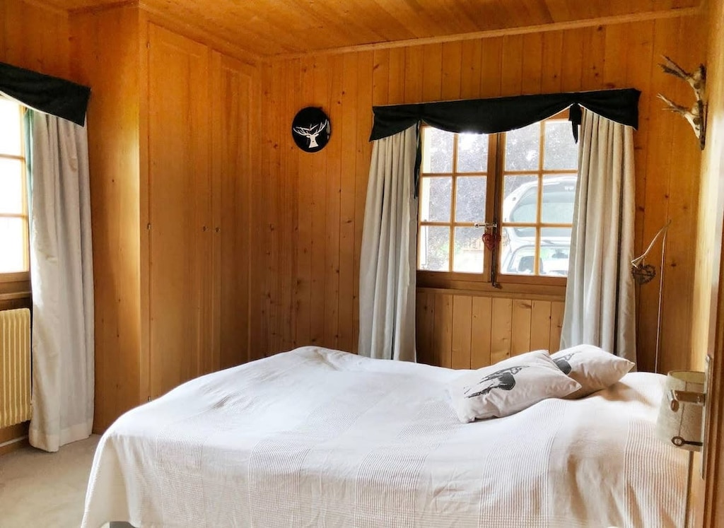 bedroom 1 with a double bed 