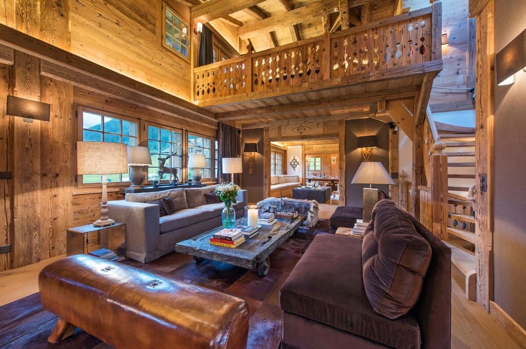 the modern  living room 