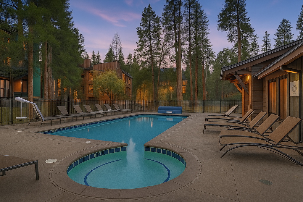 This unit has access to the Columbine Pool complex