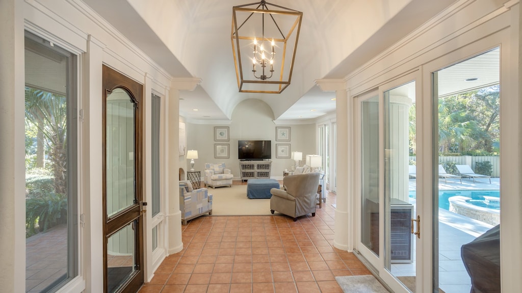 Welcoming hallway to your Hilton Head retreat