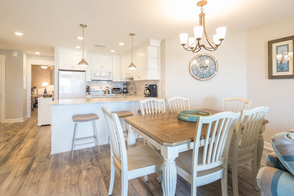 Dining table perfect for a family meal