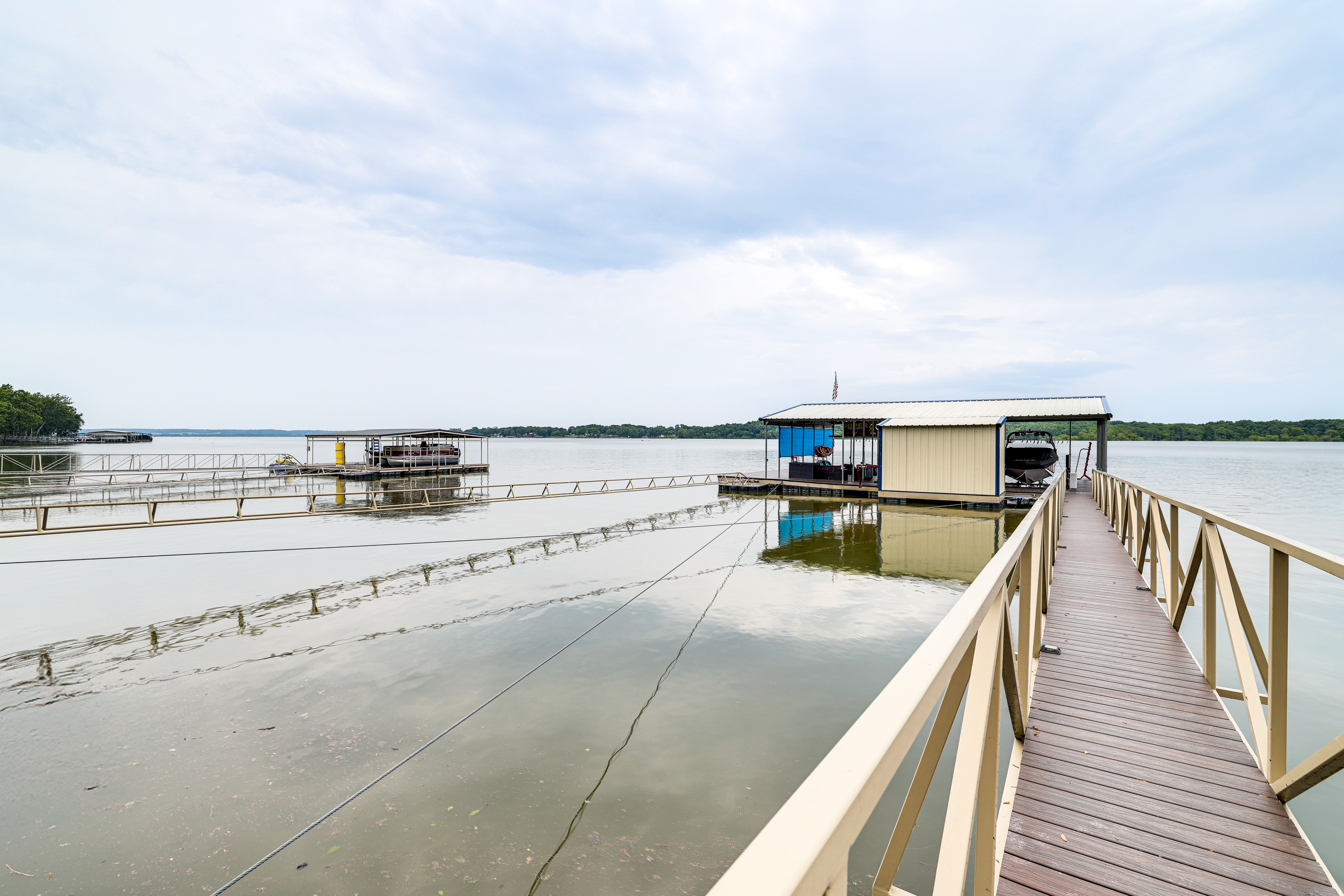 Lakefront Home w/ Private Dock in Grove